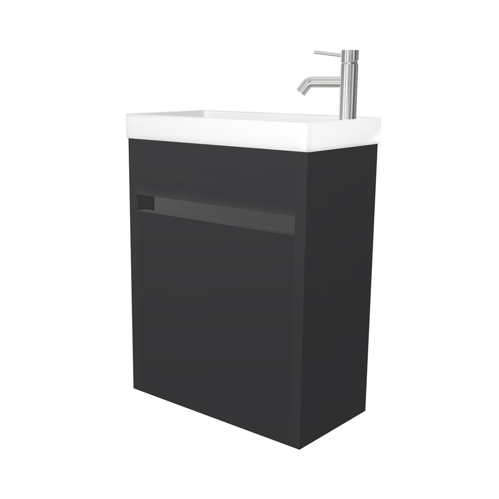 [10121331] Leiden toiletmeubel (Mat zwart) 41