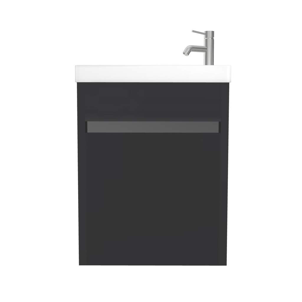 [10121331] Leiden toiletmeubel (Mat zwart) 42