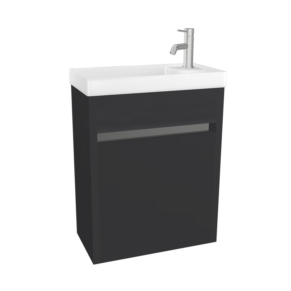 [10121331] Leiden toiletmeubel (Mat zwart) 43