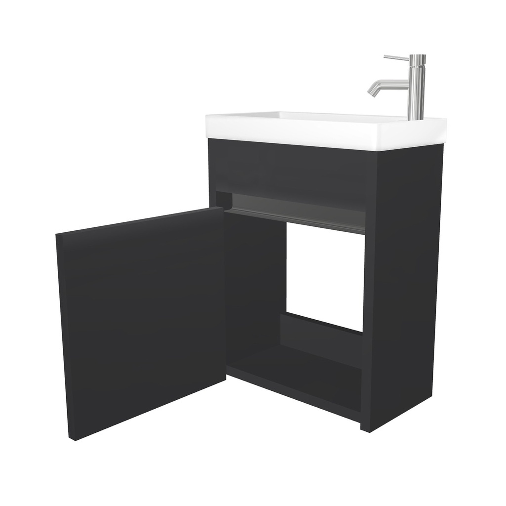 [10121331] Leiden toiletmeubel (Mat zwart) 44