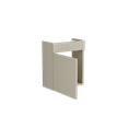 [10126337] Assen toiletmeubel (Taupe, 40 cm) 2
