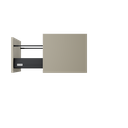 Breda wastafelonderkast (60 cm, Taupe) 6