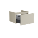 Breda wastafelonderkast (60 cm, Taupe) 2