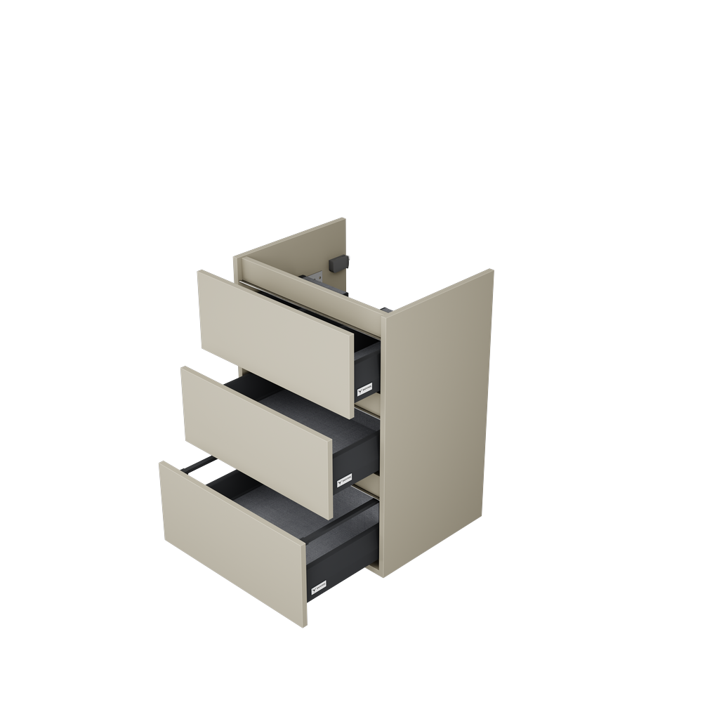Edam wastafelonderkast (60 cm, Taupe) 5