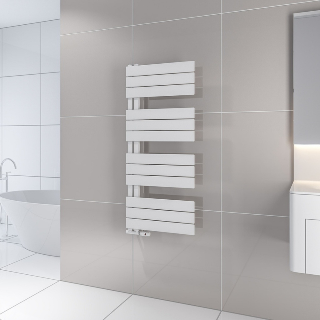 [20414005] Mastika Design Handdoekradiator (Mat zwart, 60x80 cm)