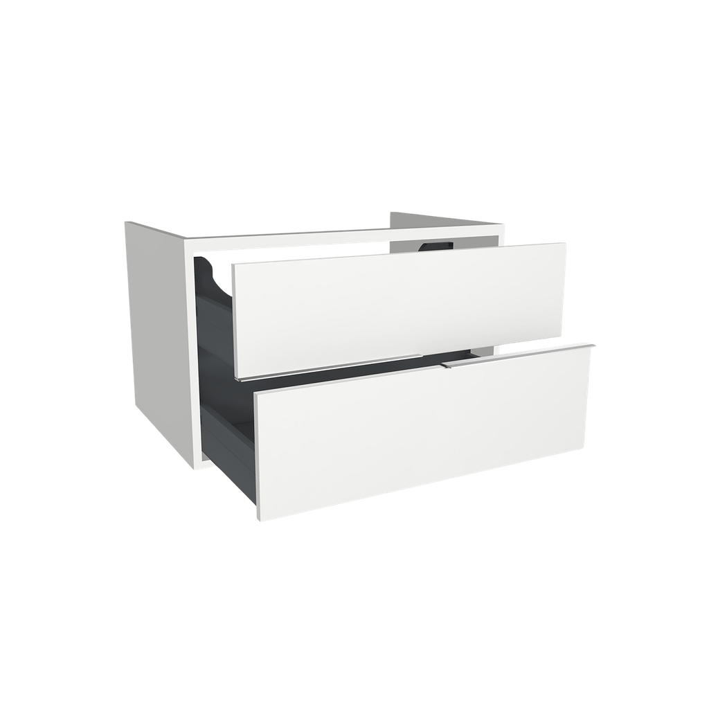 [10111018] Essen wastafelonderkast (Hoogglans wit, 80 cm)