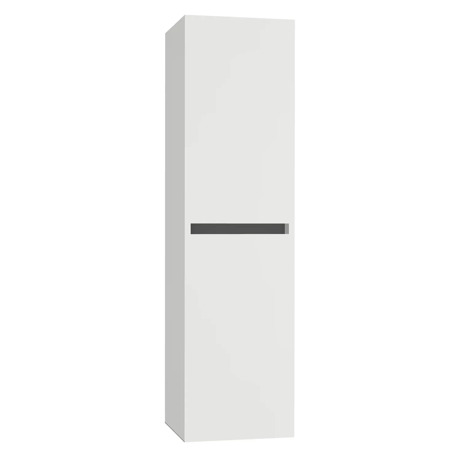 [10612068] Tall dubbel hogekast (Mat zwart)
